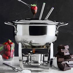 All-Clad Cast-Aluminum Fondue Pot, 3.5-Qt