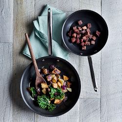 Williams Sonoma Signature Thermo-Clad™ Stainless-Steel Nonstick Fry Pan, Set of 2