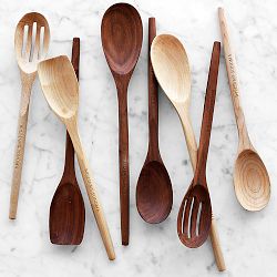 Williams Sonoma Olivewood Spoons, Set of 4