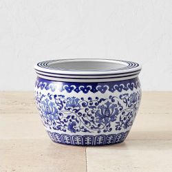 Chinoiserie Ceramic Planter, Small