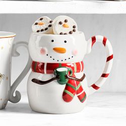 Snowman Figural Mugs