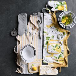 Meyer Lemon Oven Mitt &amp; Potholder Set