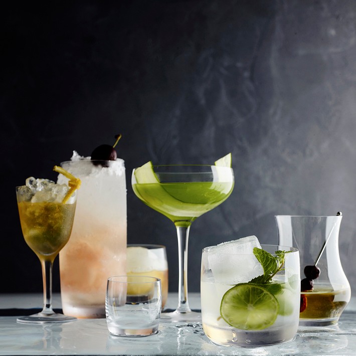 Williams Sonoma Reserve Coupe Cocktail Glasses, Set of 4, Clear