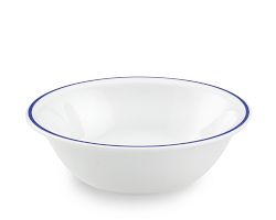 Apilco Tradition Blue-Banded Porcelain Cereal Bowls