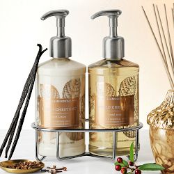 Williams Sonoma Spiced Chestnut Hand Soap &amp; Lotion 3-Piece Set