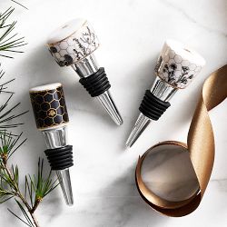 Honeycomb Wine Stoppers, Set of 3