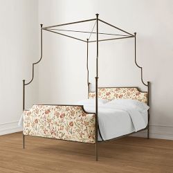 Hill House x Williams Sonoma Home Claire Upholstered Canopy Bed