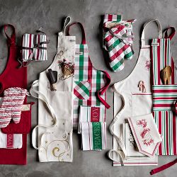 Holiday Stripe Towels, Set of 2