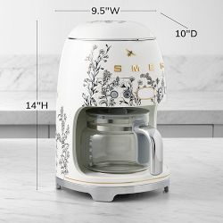 SMEG Honeycomb Drip Coffee Maker, 10-Cup