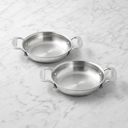 All-Clad Stainless-Steel Mini Round Gratins, Set of 2
