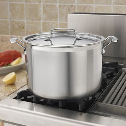 Cuisinart Multiclad Pro Tri-Ply Stainless-Steel Stockpot, 12-Qt