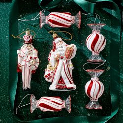 Candy Cane Nutcracker Ornament