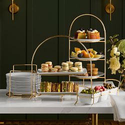 Buffet 2-Tiered Platter Stand