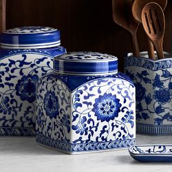 Chinoiserie Porcelain Canisters