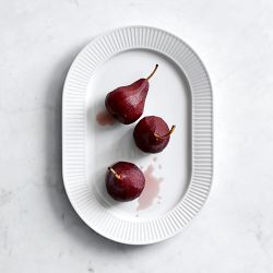 Pillivuyt Plisse Porcelain Oval Platter