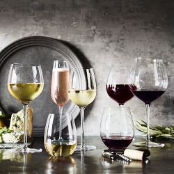 Williams Sonoma Reserve Stemless White Wine Glasses