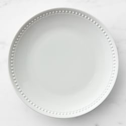 Pillivuyt Beaded Coupe Porcelain Dinner Plates
