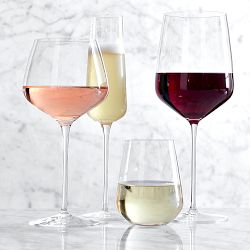Williams Sonoma Estate Stemless White Wine Glasses