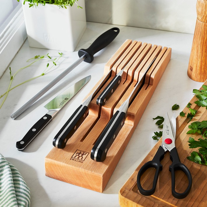 #005 7本 ピースナイフセット Zwilling J.A Henckels Pro 7-Piece In-Drawer Knife Set | Williams
