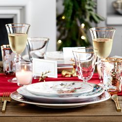 Gold Rim Wine Glasses