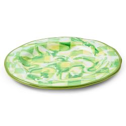 MacKenzie-Childs Marble Check Melamine Salad Plates, Set of 4