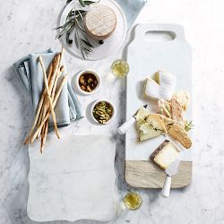 Marble &amp; Wood Cheese Board