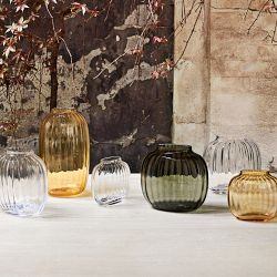 Primula Oval Glass Vase