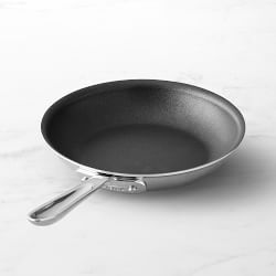 All-Clad D5® Polished Stainless-Steel Pro Nonstick Fry Pans