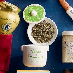 Herbes de Provence in Ceramic Crock