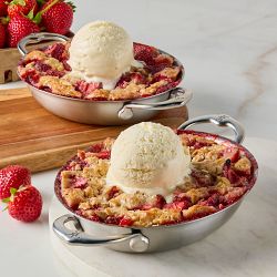 Hestan Provisions Stainless-Steel Mini Oval Gratins, Set of 2