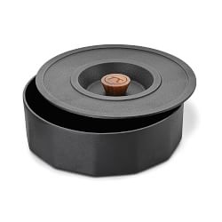 Cast Iron Tortilla Warmer and Multi-Purpose Pot with Lid, 3-Qt