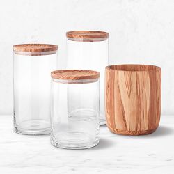 Williams Sonoma Olivewood Classic Kitchen Organizer Set