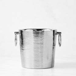 Hammered Stainless-Steel Champagne Bucket
