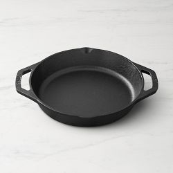 Lodge Classic Seasoned Cast Iron Double-Handled Skillet, 10.25"