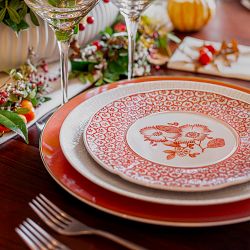 Oscar De La Renta Coralina Salad Plates, Set of 4