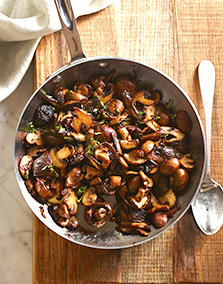 Mushrooms with Shallots and Sherry