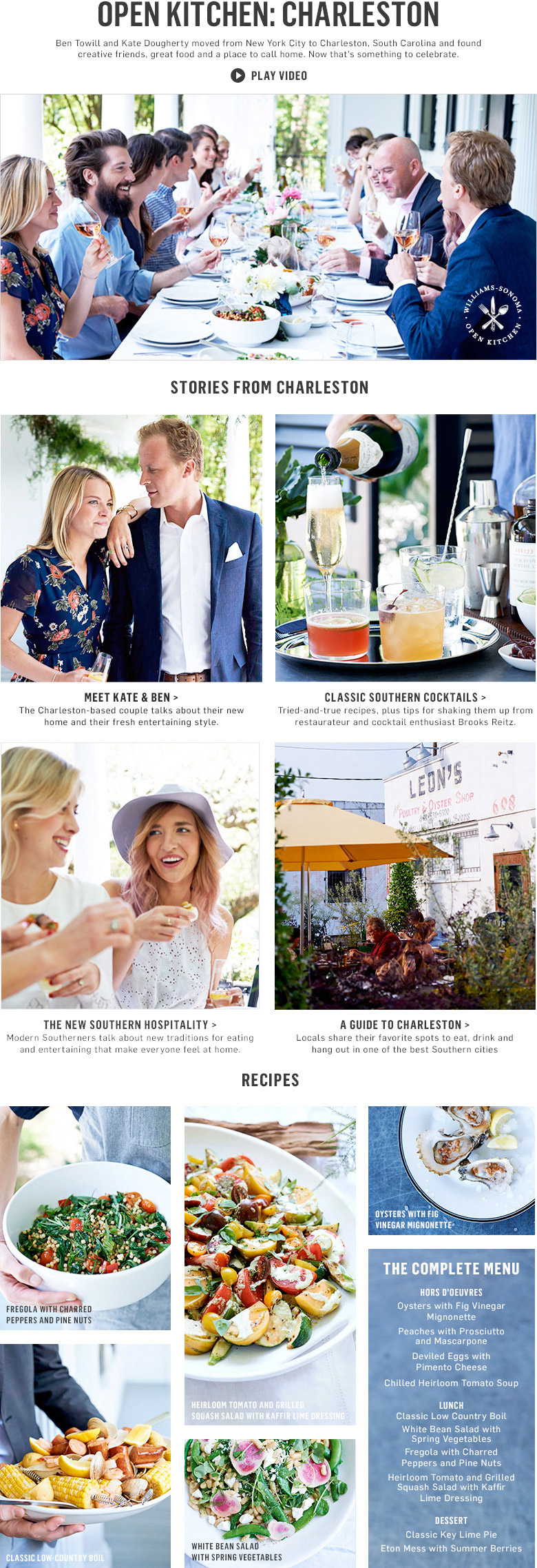 Open Kitchen: Charleston