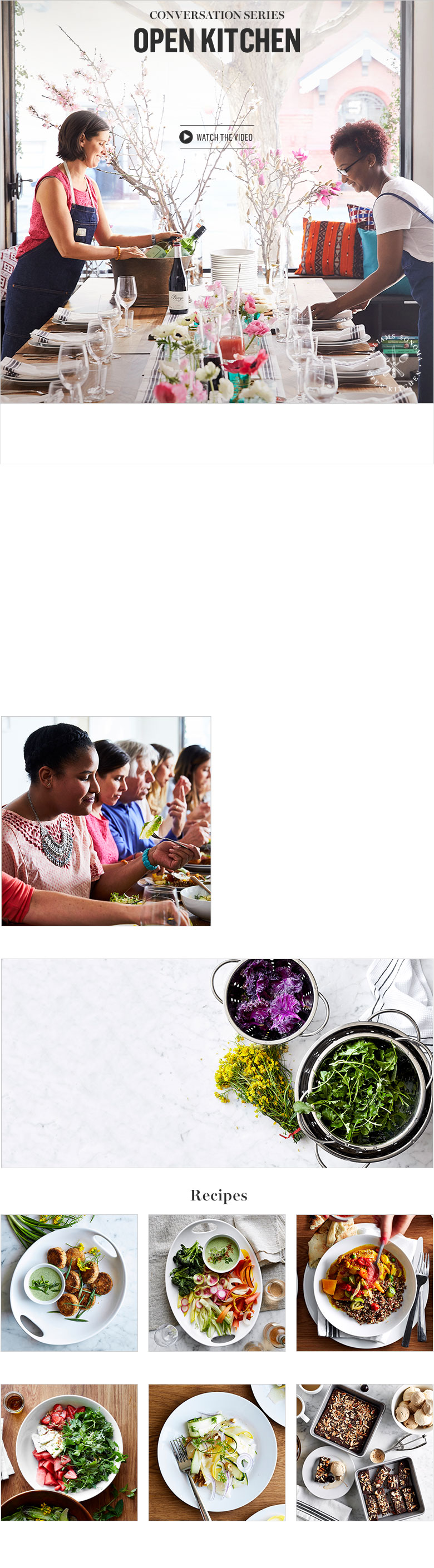 Conversation Series Open Kitchen