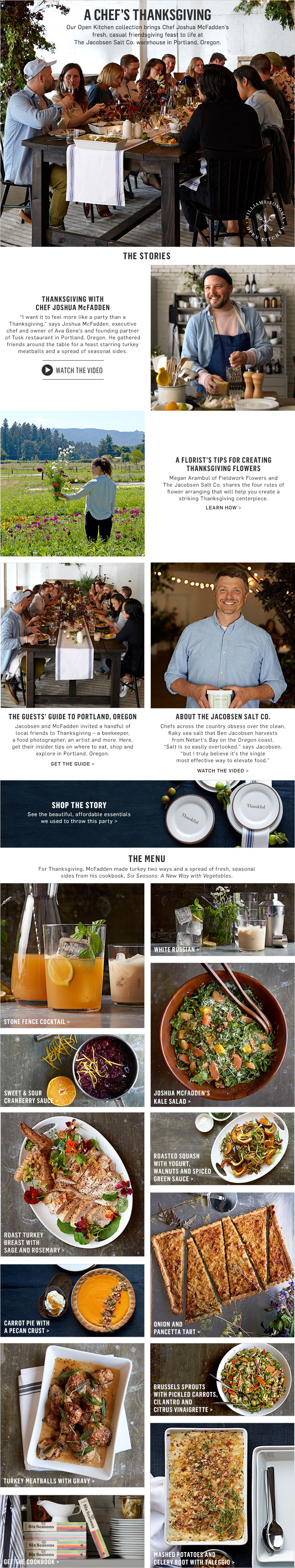 A Chef's Thanksgiving